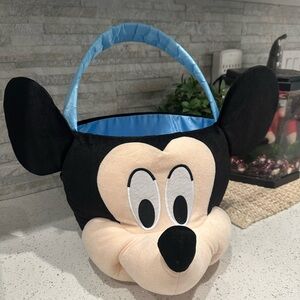 Disney Mickey Mouse Plush Basket